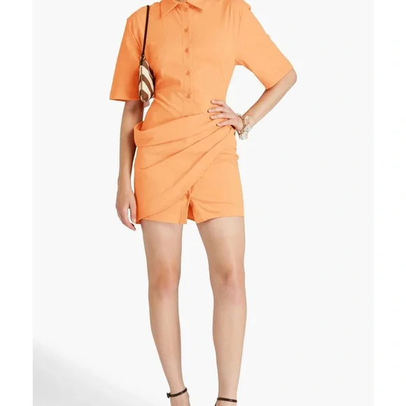 jacquemus orange dress Jacquemus Orange 'La Robe Saudade' Dress